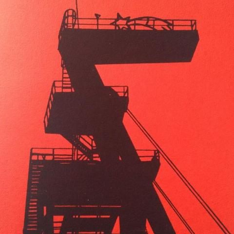 Una de las obras de la exposición