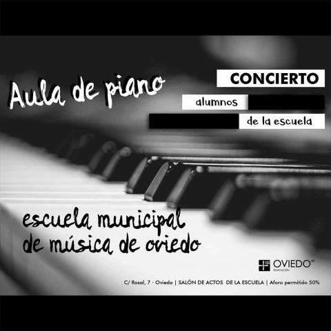 Concierto de aula de piano @ Escuela municipal de música - Oviedo |  Asturtur - Guía de ocio de Asturias