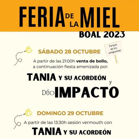XXXVI Feria de la Miel de Boal 2023 Boal Asturtur Guía de ocio de