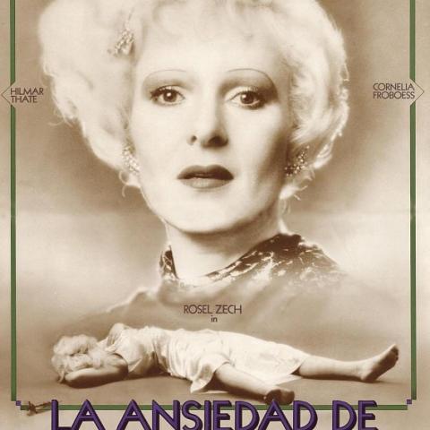 Cartel La ansiedad de Veronika Voss