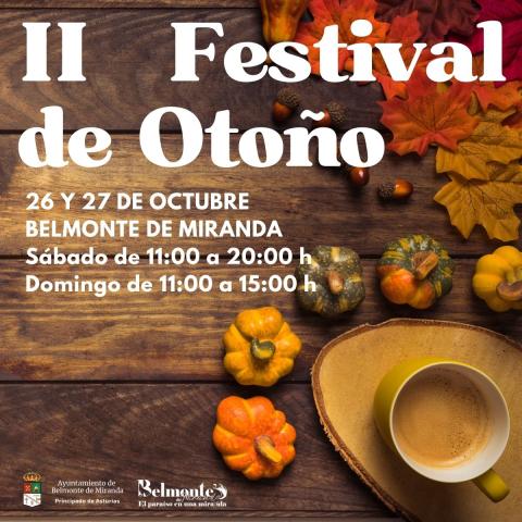 II Festival otoño - Belmonte de Miranda 2024