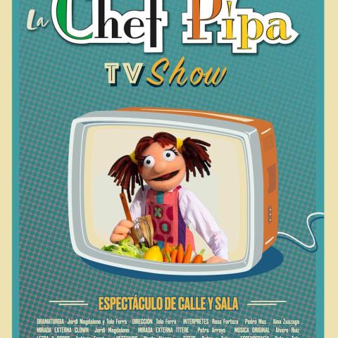 La chef Pipa en una TV