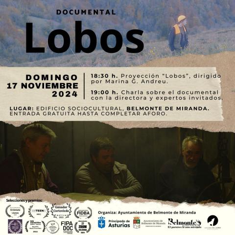 Estreno documental "Lobos" - Belmonte de Miranda nov.2024