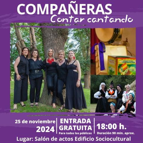 compañeras contar cantando 25 N- belmonte de miranda 2024 