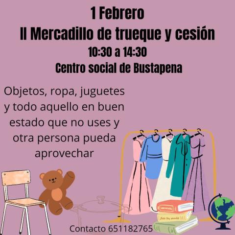 Cartel explicativo del mercadillo