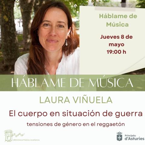 Cartel Háblame de música Jueves 8 de mayo a las 19 h