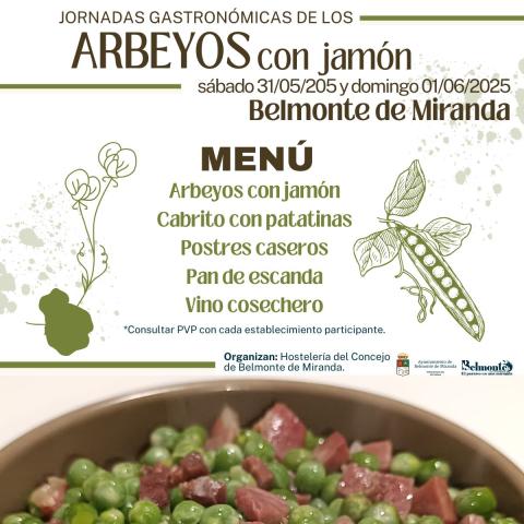 Jornadas Gastronómicas de los Arbeyos con Jamón 2025