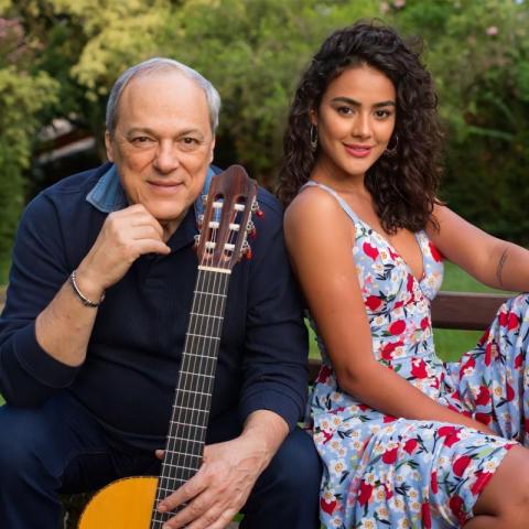 Toquinho y Camilla Faustino