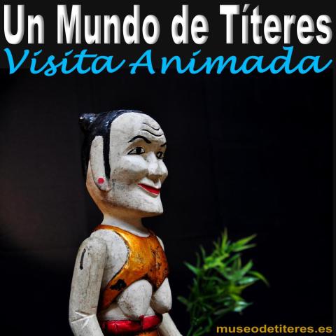 Mujer plantadora de arroz. Títere de agua de Vietnam.