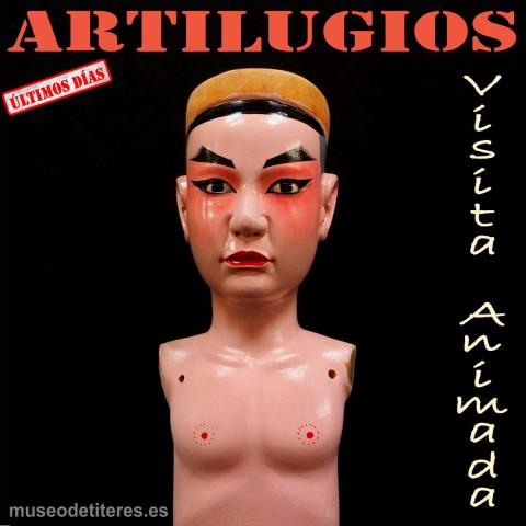 Títere de china con movimiento y parpadeo de ojos.